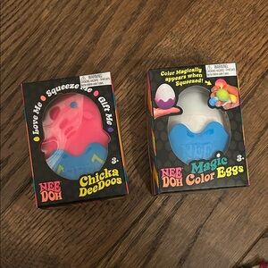 Nee Doh Chicka DeeDoos and Magic Color Eggs (includes both)